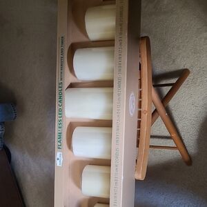 Flameless LED Candles Set - Cream